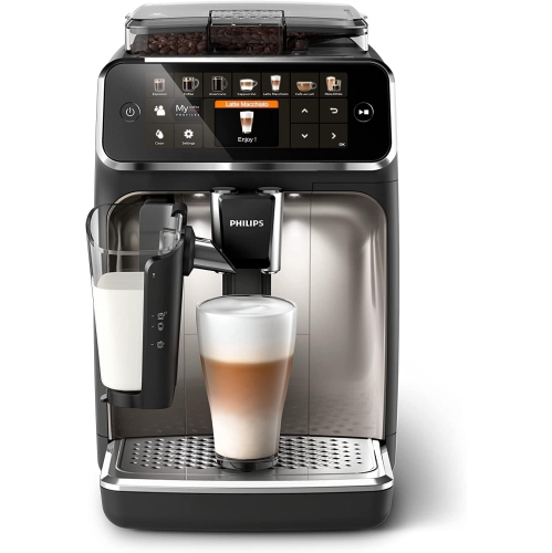 Remis à neuf – machine à expresso automatique 5400 de Philips avec moussoir à lait LatteGo – Noir