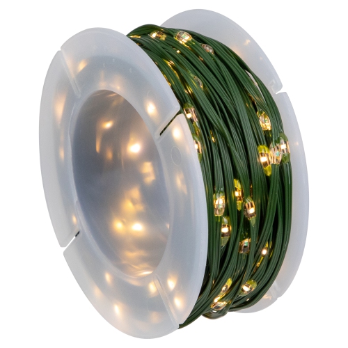 Multi-Function Christmas Fairy Lights - Warm White - 64.5' Green Wire - 200ct