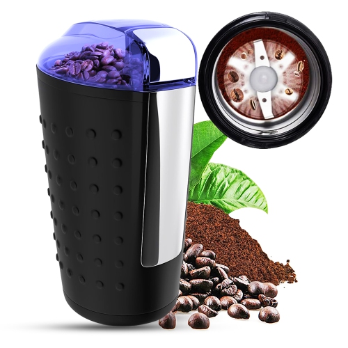 Willz Electric Coffee Grinder for Coffee Beans, Spices, & Herbs with Easy On/Off Button Control, 50g Grinding Capacity, Makes Up