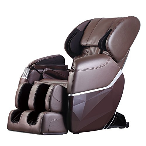 Zero Gravity Full Body Electric Shiatsu UL Approved Massage Chair Recliner with Built-in Heat Therapy and Foot Roller Air Massage System Stretch