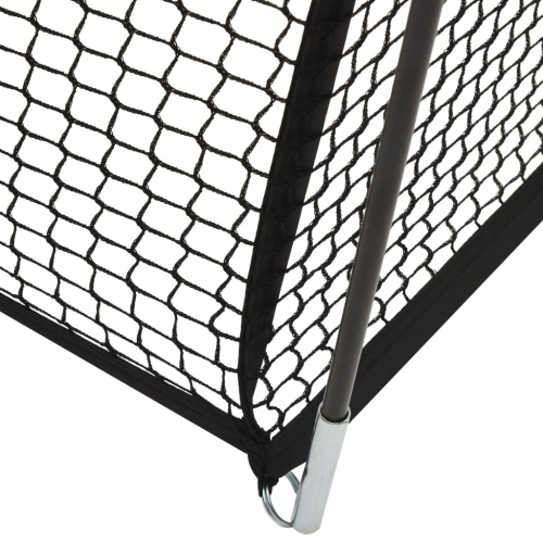 vidaXL Baseball Batting Cage Net Black 600x400x250 cm Polyester