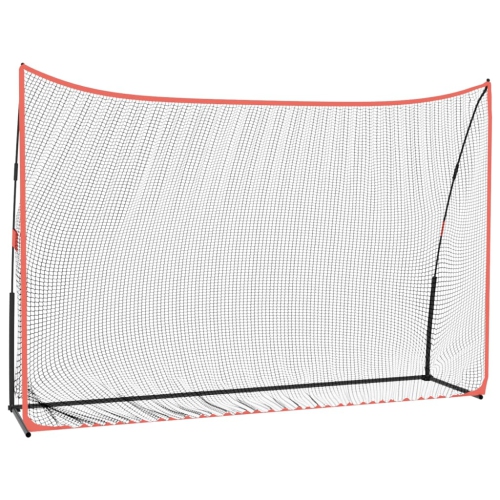 VIDAXL  Golf Practice Net Black And Red 305X91X213 Cm Polyester