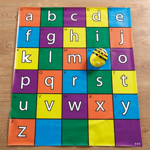 TTS Alphabet Mat for Bee-Bot and Blue-Bot Coding Robot Accessories, Educational STEM Programming Playmat Toy, Programming Floor Robots Accessory Mats