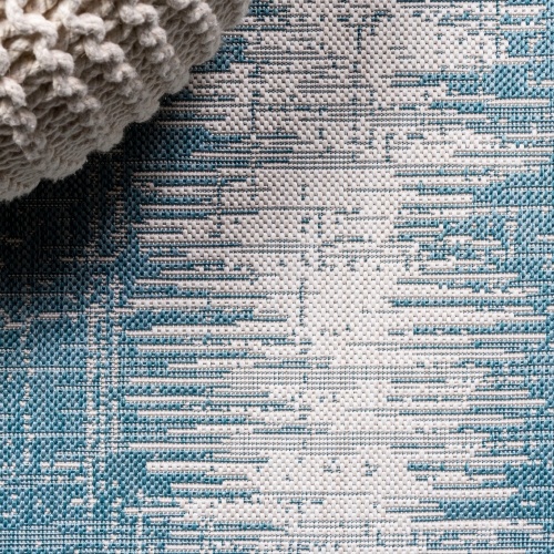 Scandi Minimalist Border Indoor/Outdoor Area Rug