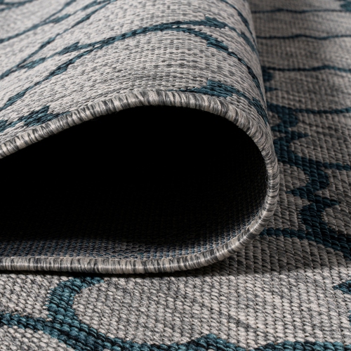 Tapis d'intérieur/d'extérieur, treillis à doucine Arabesque