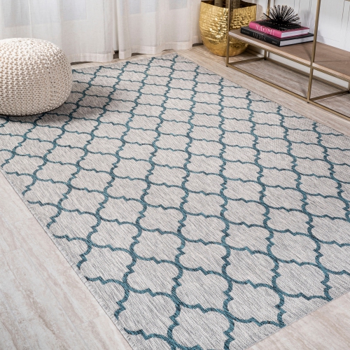 Arabesque Ogee Trellis Indoor/Outdoor Area Rug
