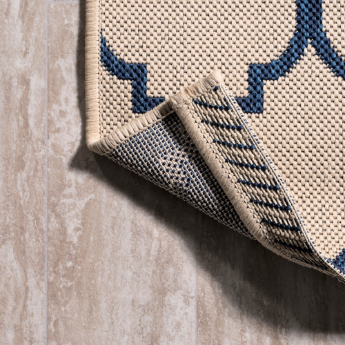 Tapis d'intérieur/d'extérieur, treillis à doucine Arabesque