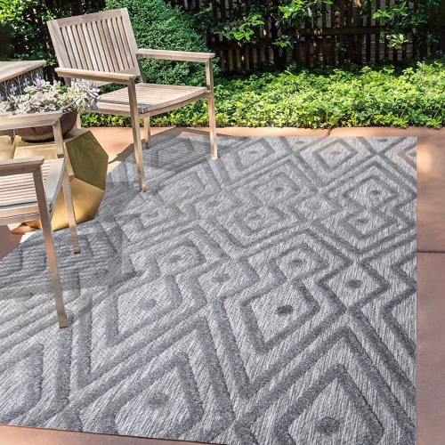Balansat Moroccan Diamond Indoor/Outdoor Area Rug