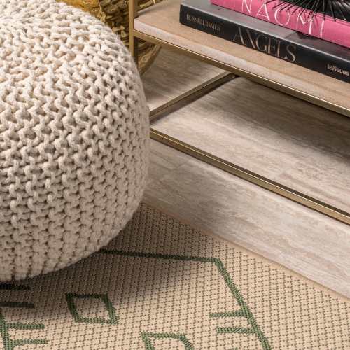 Boho Moroccan Indoor/Outdoor Area Rug