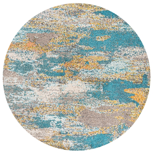 JONATHAN Y  Contemporary Pop Modern Abstract Vintage Waterfall Area Rug