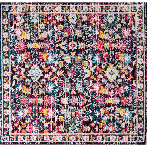 JONATHAN Y  Alfombra Modern Persian Boho Floral Area Rug