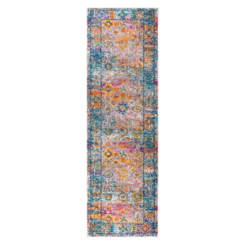 JONATHAN Y  Vibrant Bohemian Flair Boho Vintage Medallion Area Rug