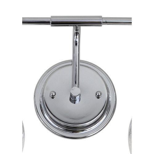 Shirley Metal Bubbled Glass Vanity Light