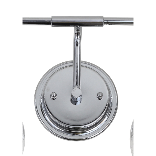 Shirley Metal Bubbled Glass Vanity Light