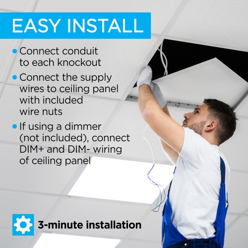 Integrated LED Shop Light