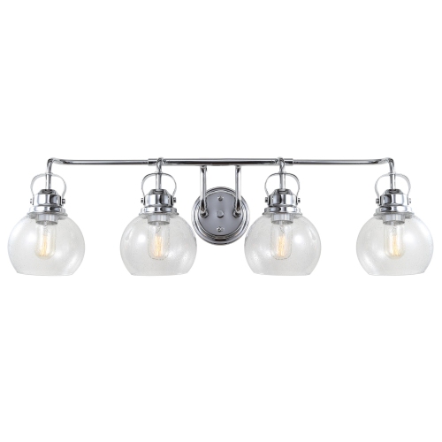 Shirley Metal Bubbled Glass Vanity Light