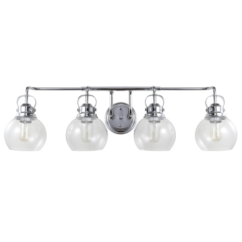 Shirley Metal Bubbled Glass Vanity Light