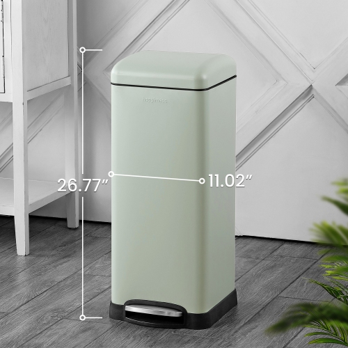 Betty Retro Step-Open Trash Can with Liners