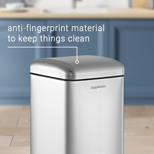 Betty Retro Step-Open Trash Can with Liners