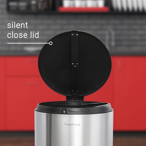 Oscar Round Step-Open Trash Can with Mini Trash Can