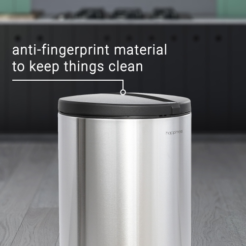 Oscar Round Step-Open Trash Can with Mini Trash Can