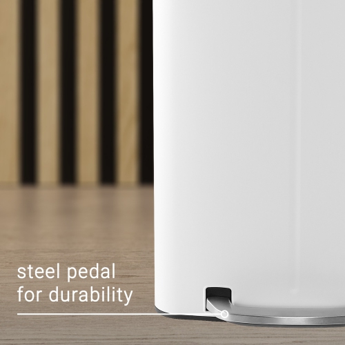 Marco Rectangular Double Bucket Trash Can with Soft-Close Lid