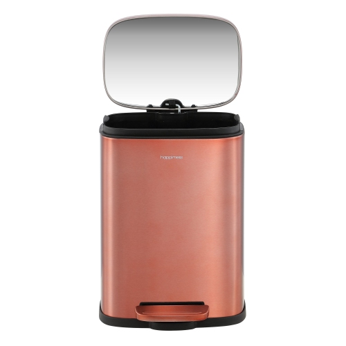 Connor Rectangular Trash Can with Soft-Close Lid and Mini Trash Can
