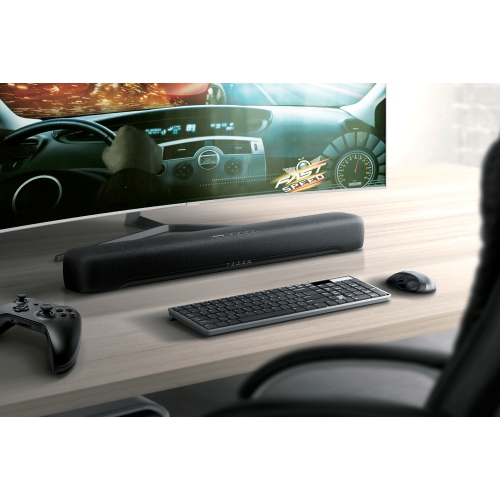 Barre de son intérieure Bluetooth Super compacte SR-C20ABL 2,1 canaux de Yamaha - Noir