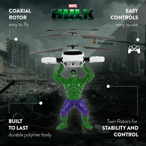 Marvel Avengers Hulk Flying Figure IR Helicopter
