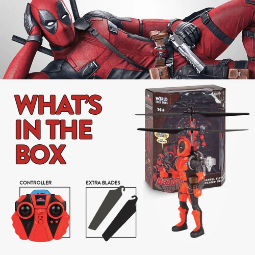 Deadpool Jetpack RC Flying Figure