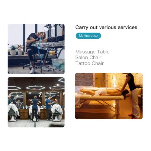 Multipurpose Massage Table Massage Bed Spa Salon Facial Bed 73 Inch Long Adjustable Folding Massage Table Tattoo Chairs Salon Massage Equipment