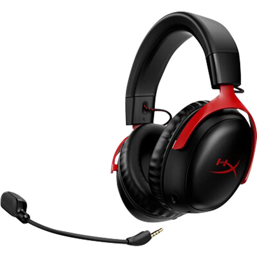 Casque de jeu sans fil Cloud III de HyperX - Noir/Rouge