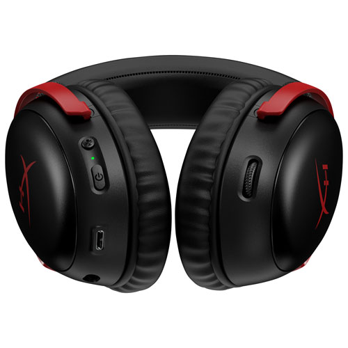 Casque de jeu sans fil Cloud III de HyperX - Noir/Rouge