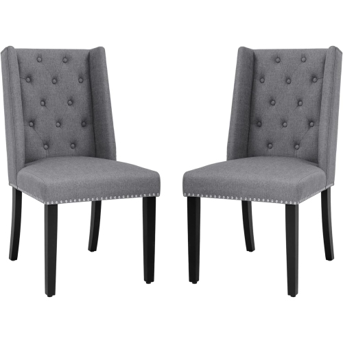 Dining Chairs Set of 2 Dining Room Chairs for Living Room Kitchen Chairs Mid Century Modern Chair upholstered Parsons Chair for Home