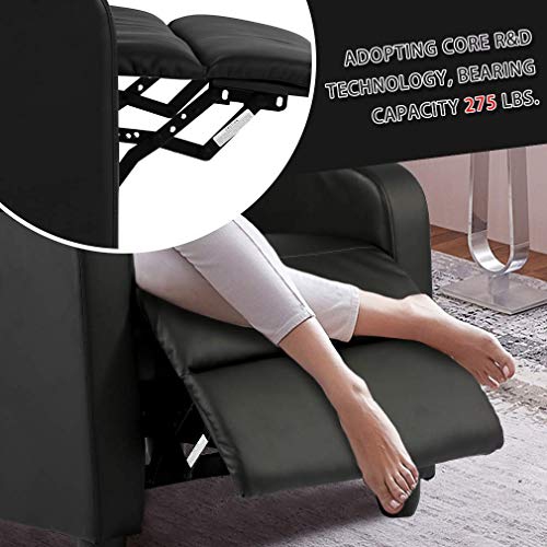 Recliner Chair for Living Room Massage Recliner Sofa Reading Chair Winback Single Sofa Home Theater Seating Modern Reclining Chair Easy Lounge with