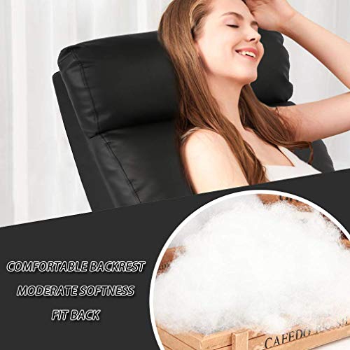 Recliner Chair for Living Room Massage Recliner Sofa Reading Chair Winback Single Sofa Home Theater Seating Modern Reclining Chair Easy Lounge with