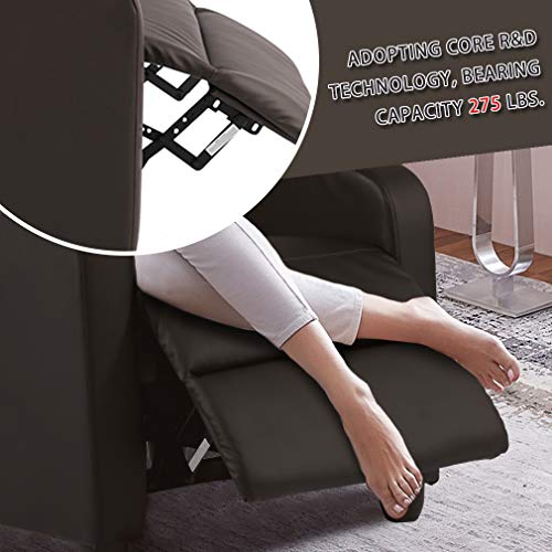 Recliner Chair for Living Room Massage Recliner Sofa Reading Chair Winback Single Sofa Home Theater Seating Modern Reclining Chair Easy Lounge with
