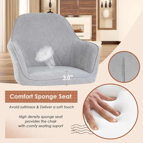 Dining room chair 2-piece set chair metal side chair PU leather armrest side chair 2-piece set for home kitchen bedroom living room metal leg