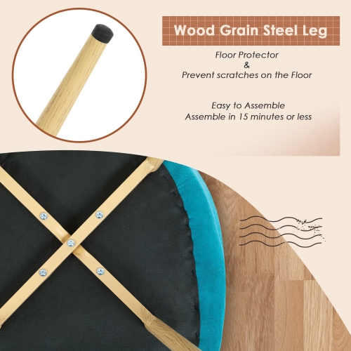 Dining Room Chair Kitchen Chair of 2 Dining Metal Side Chairs PU Leather Arm Side Chairs Set of 2 for Home Kitchen Bedroom Living Room, Metal Legs