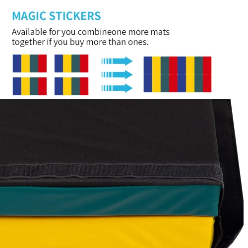 Gymnastics Mats Exercise Mat Tumbling Mats for Gymnastics Gymnastics Mats for Home Yoga Mat Exercise Pad Lightweight Gymnastics Panel Mat for Home