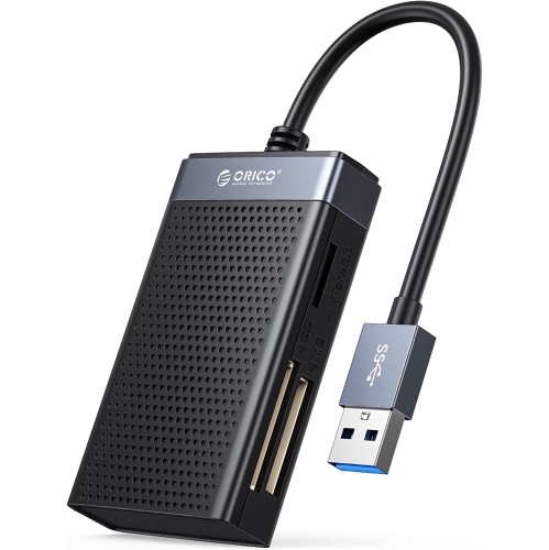 Lecteur de cartes SD， lecteur de cartes mémoire USB 3,0 4en1 USB  5 Gb/s lecture pour carte SD Micro SD Carte MS CF Adaptateur de lecteur
