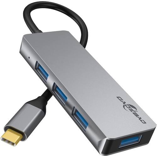GENERIC  USB C to USB Hub 4 Ports, Aluminum USB Type C to USB Adapter With 4 USB 3.0 Ports, Thunderbolt 3 to USB Hub