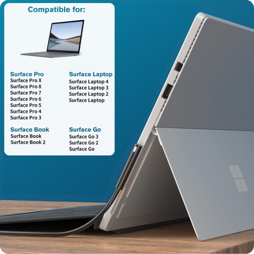 65W Surface Pro Charger,15V 4A 65W Microsoft Surface Power Adapter for Surface Laptop4/3/2/1, Surface