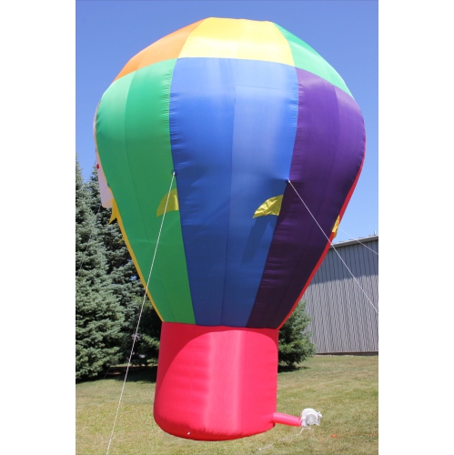 16' Promotional Advertising Inflatable Hot Air Style Balloon - Rainbow Color