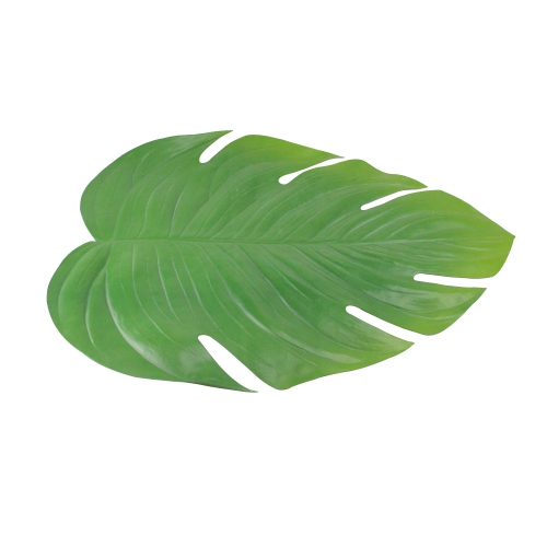 Napperon Monstera en feuille vert, très grand, 18 po