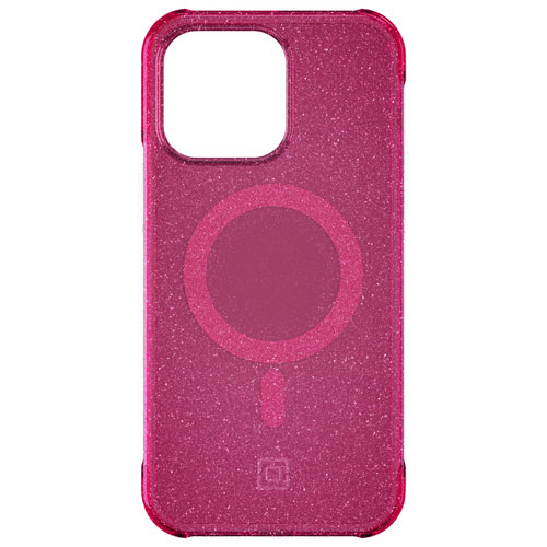 Incipio Forme Fitted Hard Shell Case with MagSafe for iPhone 15 Pro Max - Pop Pink Glitter