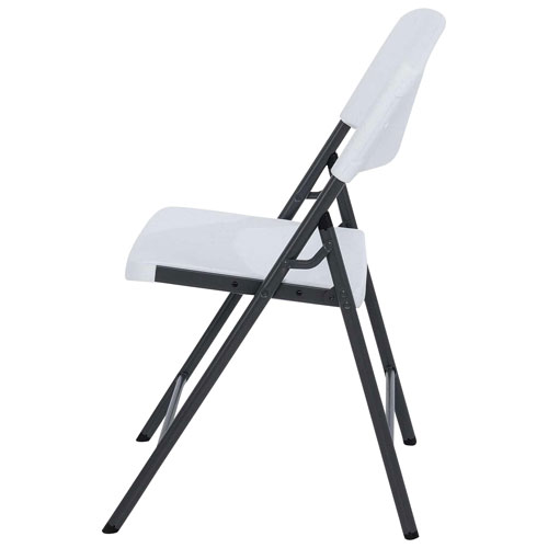 Lifetime Traditional Folding Dining Chair - Set of 4 - White/Black