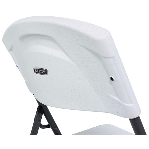 Lifetime Traditional Folding Dining Chair - Set of 4 - White/Black