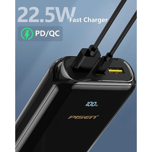 PISEN 20000mAh Charger Power Bank 22.5W