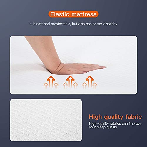 Mattress, Memory Foam Mattress 8 Inch Gel Mattress Full for Cool Sleep Pressure Relief, Medium Firm Mattress CertiPUR-US